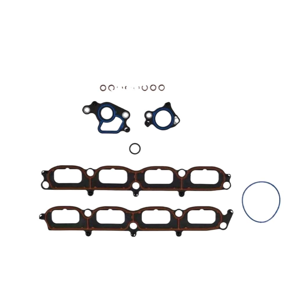 Engine Intake Manifold Gasket Set Compatible with Expedition, F-250 Super Duty, Navigator, and Mark LT