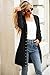 Halife Black Cardigan for Women Business Casual Button Up Cardigan V Neck Long Sleeve Lightweight Sweaters or Cardigans M