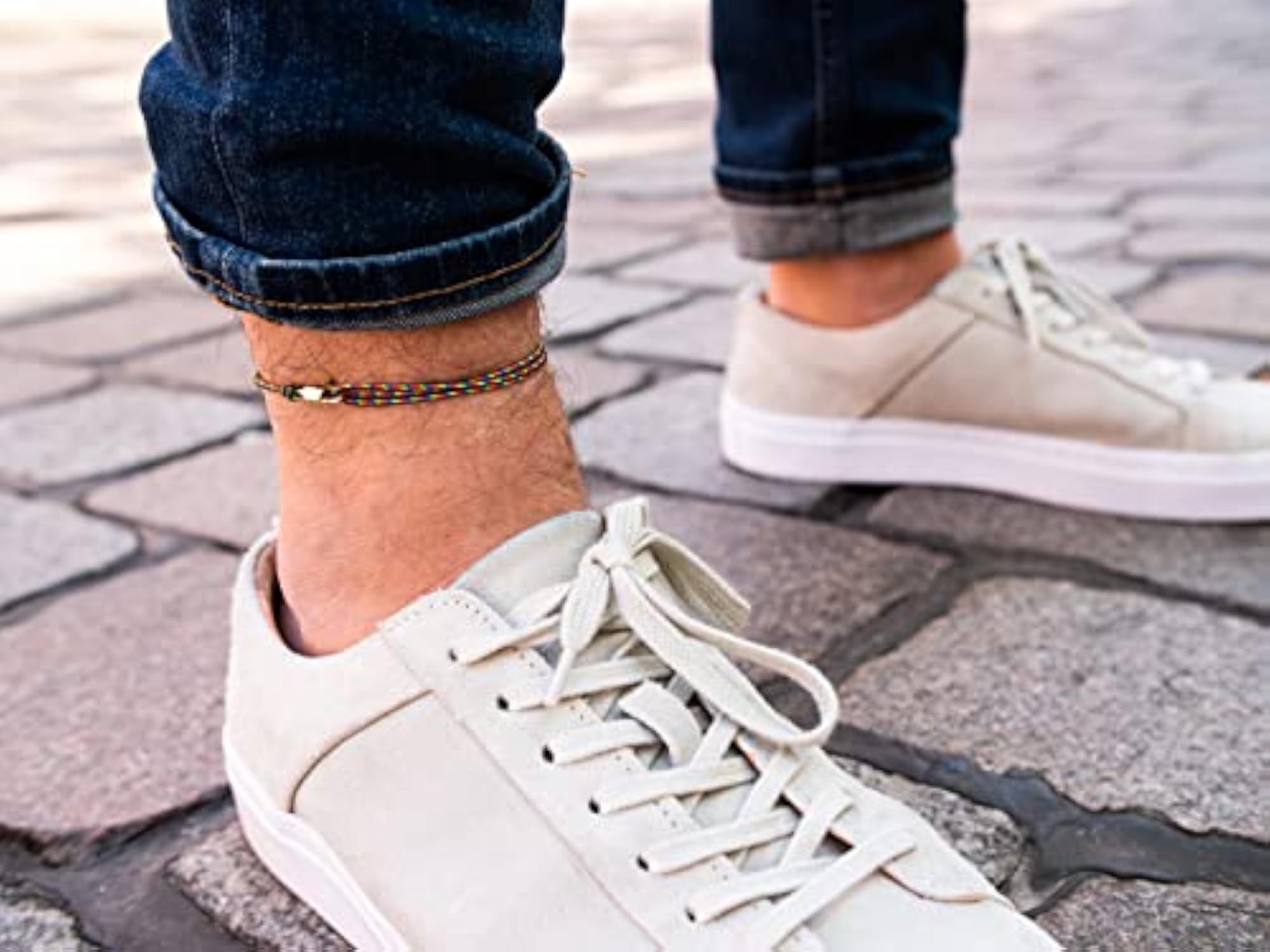 Waterproof Surfer Anklet with Snap Hook Clasp