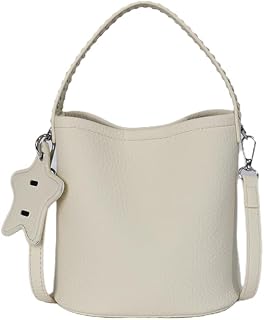 Kvinnor Crossbody Shoulder Bucket Bag PU Läder Minimalist