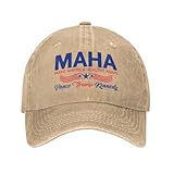 Maha Make America Healthy Again Cowboy Hat Adjustable Dad Hat Unisex Sun Caps Natural