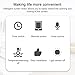 2PCS Tuya WiFi Intelligent Curtain Motor Electric Curtain Robot Automatic Opener No Wiring with Gateways Support APP Remote Control Timer Setup Temperature & Light Sensing Compatible with Home