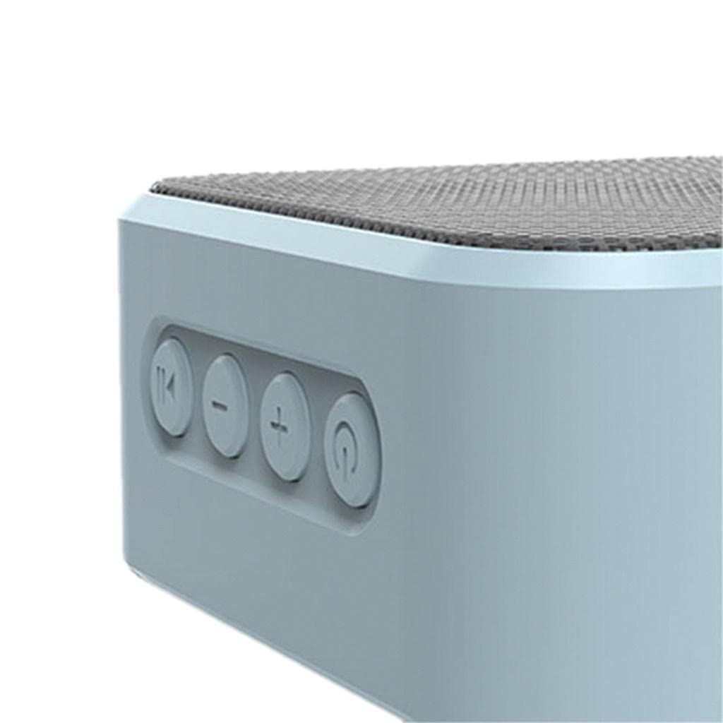 Mini Enceinte Portable Rechargeable - Son Hi-Fi, 9x9x9 Cm, Bleu, Compatible PC Et Téléphone - 10