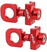 MUQZI 2pcs Bike Chain Tensioners Adjuster Aluminum Alloy Chain Tension for BMX Fixie Folding Bike...