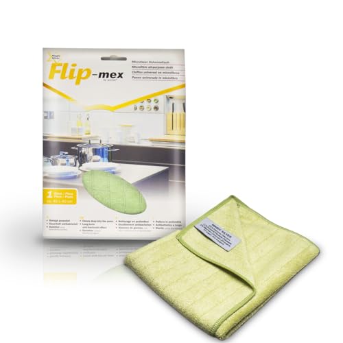 Flip-mex® Panno in Microfibra con Nanoargento. Verde - Mis. 40x40 cm