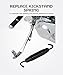 UNLRAE Motorcycle Parts,Car Accessories Kickstand Spring,Chrome Plated Motorcycle Kickstand Springs,Professional Motorbike Powersports Kickstands,Suitable for Most Harley Motorbike Models (Black)
