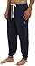 Original Penguin Men's Soft French Terry Cuffed Lounge Pant, Navy, Medium