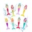 8pcs Mermaid