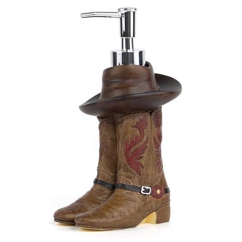 Cowboy Boots Christmas Soap Dispenser