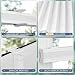 Sanfree Plissee Klemmfix Plisseerollo ohne Bohren Weiß B90 x H120cm inkl. Klemmträger Blickdicht und lichtdurchlässig Jalousie Faltrollo Sichtschutz und Sonnenschutz Rollo für Fenster & Tür