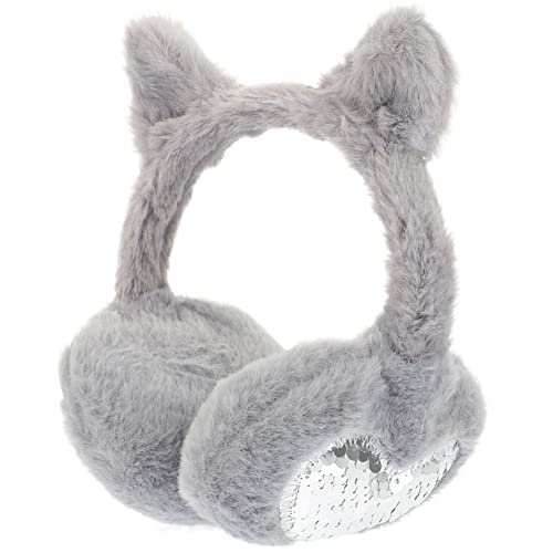 Plush Ear Warmer for Boy Girl Adorable Furry Ear for Comfortable Easy to Wear for Skiing Riding Outdoor Activities Great