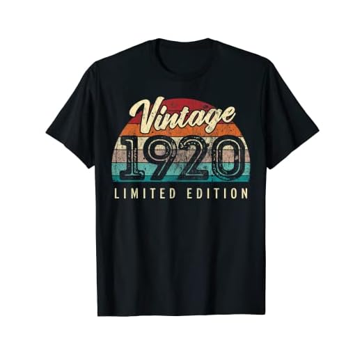 Vintage 1920 Edición Limitada 102 Años 102 Cumpleaños Camiseta