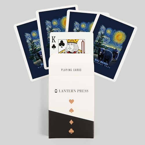 Baraja de poker Lantern Press Big Bend National Park 52 cartas miniatura 6