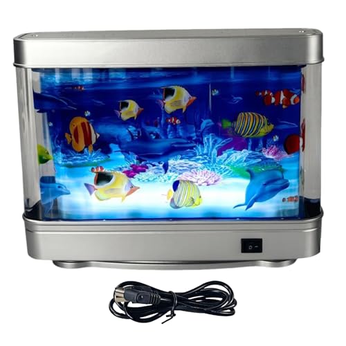 Lampe Sensorielle Aquarium pour Chambre Bébé et Veilleuse Douce - 2