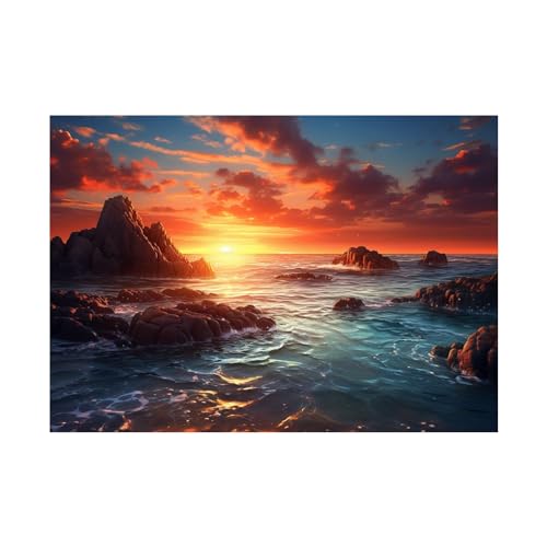 Tableau bord de mer 40x60cm SIVAJI impression sur toile