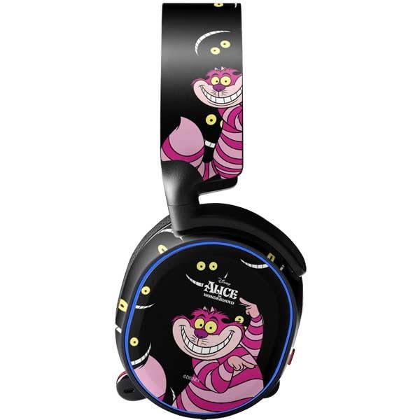 Skinit Decal Audio Skin Compatible with SteelSeries Arctis 5 - Officially Licensed Disney Alice in Wonderland Cheshire Cat Design