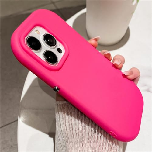 Coque iPhone 15 rose bonbon souple pour look quotidien mignon