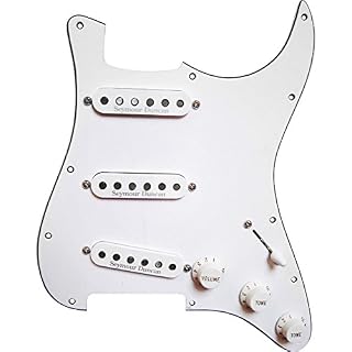 Seymour duncan califürnia pickguard de calibration sSSL 1 blanc - Les Beatles, Paul McCartney, John Lennon, RIngo Starr, George Harrison