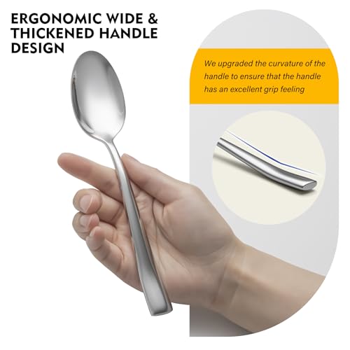 Heavy-Duty-Silverware-Set-for-8-EIUBUIE-40-Piece-Stainless-Steel-Flatware-Cutlery-Set-Durable-Kitchen-Eating-Utensils-Tableware-Sets-Including-Fork-Spoon-Knife-Set-Mirror-Polished-Dishwasher-Safe Heavy Duty Silverware Set for 8 EIUBUIE 40 Piece Stainless Steel Flatware Cutlery Set Durable Kitchen Eating Utensils Tableware Sets Including Fork Spoon Knife Set Mirror Polished Dishwasher Safe