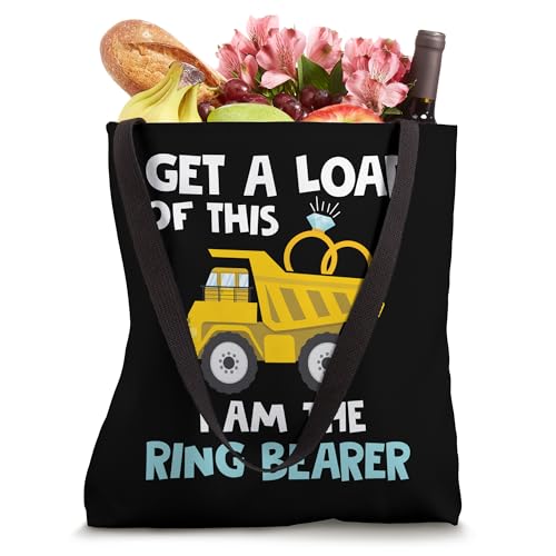 Bolso tote divertido para portador de anillos en bodas, camisetas de camiones, regalos para niños y hombres miniatura 4