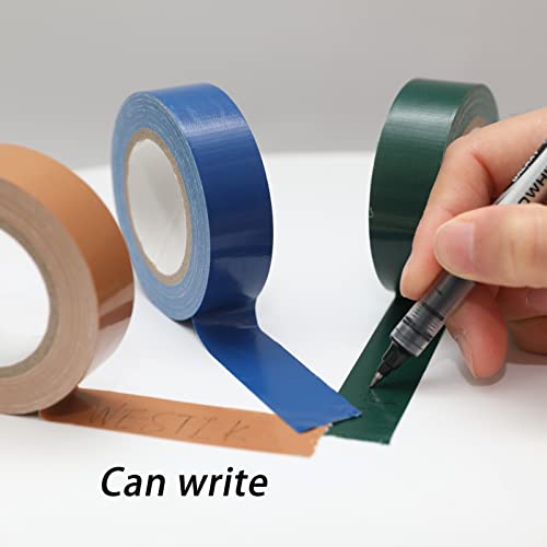 Welstik Professional Grade Green Tape Duct Tape, Waterproof Duct Cloth Fabric,Duct Tape For Photographers,Repairs, Diy, Crafts, Indoor Outdoor Use,3/4 Inch X 10 Yards, Green #TOP2