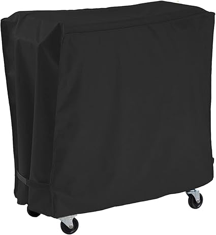 AKEfit Patio Cooler Cart Cover Waterproof with UV Coating, Fits Most 80-100 Qt Rolling Cooler Cart Cover Outdoor Beverage Cart Patio Ice Chest Protective Covers 43L x 22W x 32H inch (Black)??