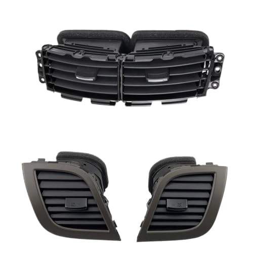 Buse ventilation voiture Hyundai Solaris flux d'air central ajustable gris