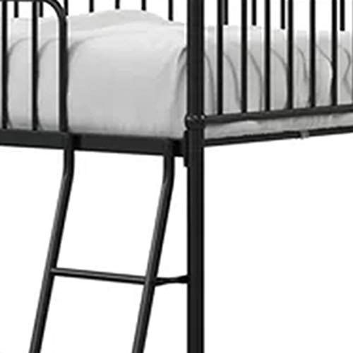 Image of APRODZ Marks Twin Bunk Bed (Metal - Black Powder Coated)