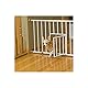 Carlson Pet Products 916006 Mini-Haustiergitter, erweiterbar, extra breit, 45,7-78,7 cm, Weiß
