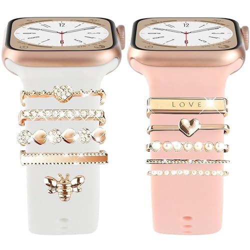 10 Stück Universal Watch Armband Charms Kompatibel Mit Apple Watch Series 8 7 6 5 4 3 2 1