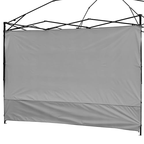 Recopilación de Cenadores favoritos de las personas. 43 NINAT Canopy Sunwall - Carpa de campaña Impermeable para 10 x 10 pies, Pierna Recta para Exteriores, 1 Unidad de Color Gris