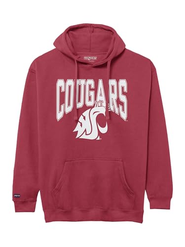 Image of JanSport NCAA Officially Licensed Rival Hoodie, Long Sleeve Unisex Sweatshirt, Cotton-Polyester Blend, Double-Layered Hood
