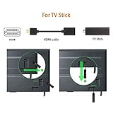 通用 1pc Gold Plated HDMI Male to Female Swivel Adapter Adjustable Connector Supports 3D 1080P HDMI Extender for Fire TV Stick, Roku Stick, Google Chromecast, Xbox, PS4, PS3. - Image 6