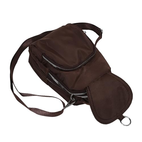 Small Crossbody Purse for Women, Nylon Crossbody Wallet Phone Bag Shoulder Strap Wallet Pouch, Mini Cell Phone Purse(Coffee)4