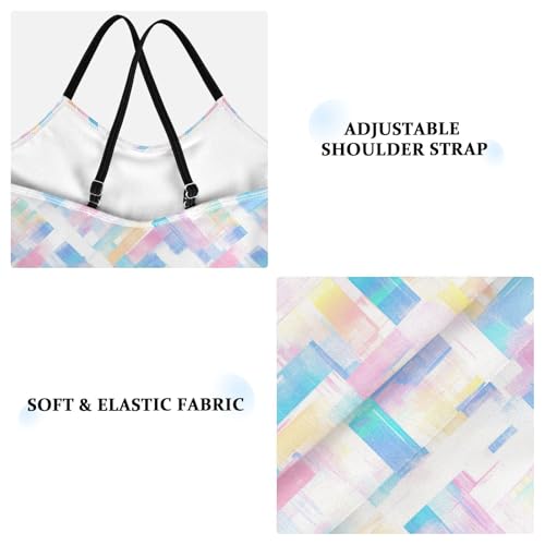 JUNZAN Rainbow Tie Dye Girls 1 Piecing Swimsuit Kids Bathing Suits Swimming Suits3