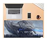 Alfombrillas para computadoras portátiles o PC, así como ratones, monitores y teclados: las alfombrillas de tela grandes son claramente llamativas en la mesa