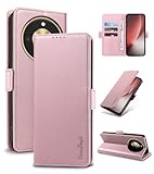 Compatible avec Honor Magic 8 Lite : cet étui en cuir s'adapte parfaitement aux capteurs, boutons et à l'appareil photo du téléphone concerné. Touches sensibles, déverrouillage d'empreintes digitales fluide, oreillette transparente. Veuillez vous assurer que votre téléphone est Honor Magic 8 Lite avant d'acheter.