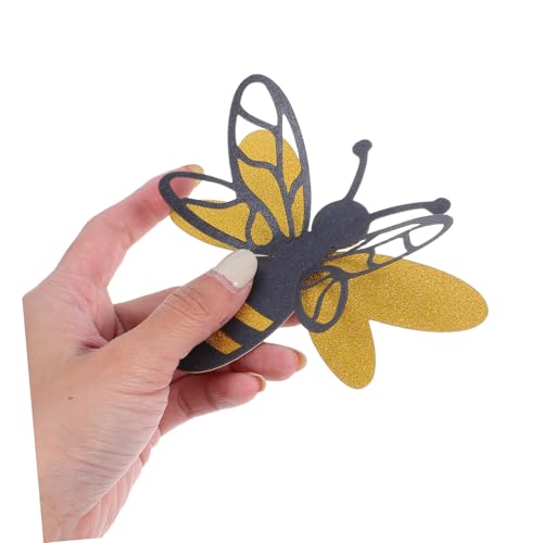Vinilos decorativos 3D abejas removibles set 12 miniatura 4