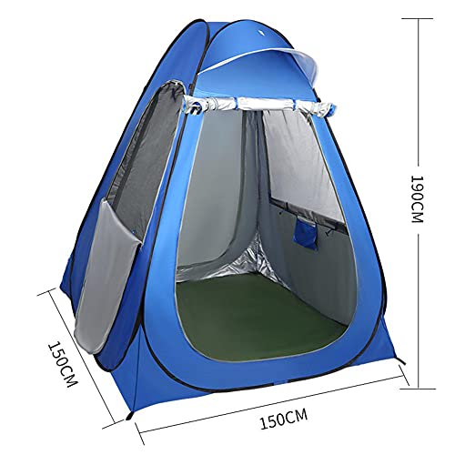Carpa portátil para camping y ducha GeRRiT 150x150x190 cm miniatura 5