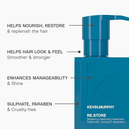 Image of KEVIN.MURPHY RE.STORE Cleansing Treatment for Damaged Hair, 1.4 fl oz | Cleansing Treatment for Dry, Damaged and Overprocessed Hair, Infused with Amino Acids and Fruit Enzymes, Sulphate-Free