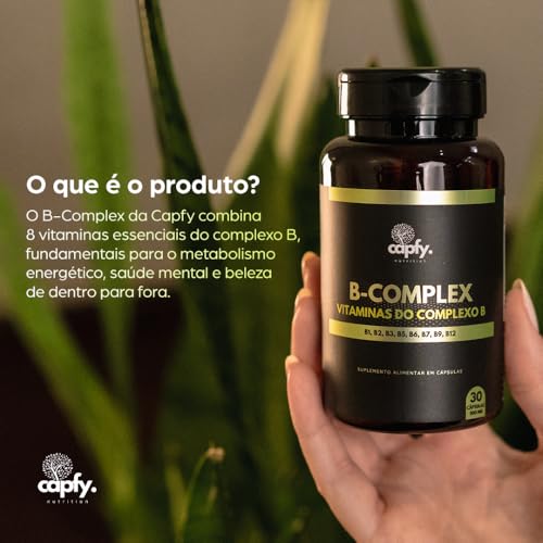 Kit 2x Potes B Complex Vitaminas do Complexo B Concentrado Vitamina B7 Biotina Vitamina B12, B3, B5,