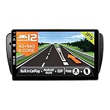 【FAST BOOT - 360°KAMERA】 Greifen Sie in weniger als 2 Sekunden auf das System zu, um die Bootzeit des Android-Systems von 25 auf nur 2 Sekunden zu beschleunigen, ist nie einfach. ②Die 360°-Panoramaparkfunktion lässt Sie die Lage um das Auto deutlich sehen. (optional, 4-teilige AHD-Kameras müssen separat erworben werden)