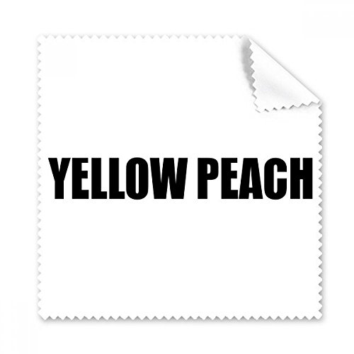 Chiffon écran de téléphone jaune pêche lavable et réutilisable 5x