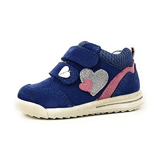 Superfit Avrile Mini Low-Top Sneakers Sneaker, BLAU/ROSA, 21 EU