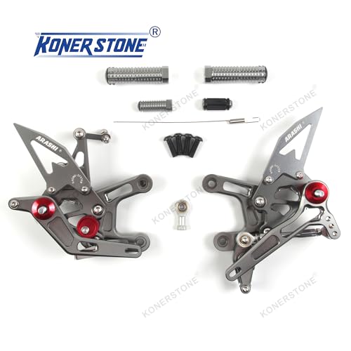 Commandes reculées Ninja ZX10R 2016-2020 repose-pieds gris réglables ABS