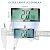 Digital Caliper, 6 Inch Caliper Tool with Extra Large LCD Screen, Auto-Off Feature, Easy Switch from Inch Metric Fraction, Stainless Steel Vernier Caliper Measuring Tool for DIY/Household