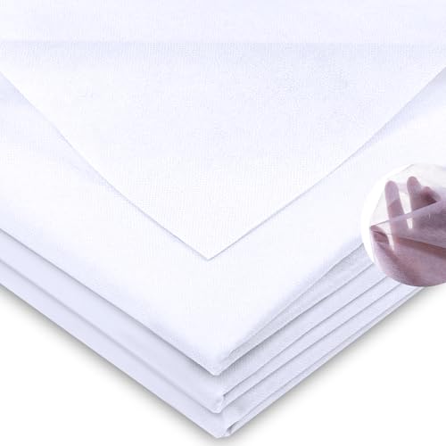 FOYIOLRU Tela Entretela para Planchar 300 x 100 cm Entretela Termoadhesiva Blanco Entretela de Costura para Reforzar los Pliegues de la Ropa a Mano Se Puede Cortar