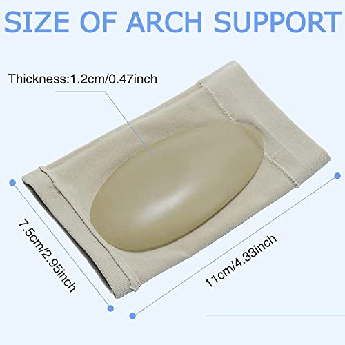 Image of 1Pair Orthopaedic Arch Support For Flat Feet Insoles and Silicone gel Pads Plantar Fasciitis Arch Socks Heel Cushion pad flat foot arch support for women