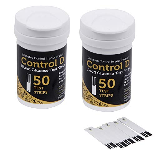 Control D Test Strips, 100 Count (Black) For control d Glucometer - Image 5