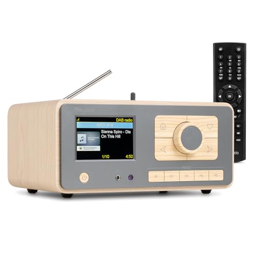 Audizio Dozza Bamboo WiFi Internet and DAB+ Radio with Bluetooth